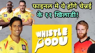 IPL 2018 Final: Chennai Super Kings (CSK) Predicted Playing Eleven (XI) Against Sunrisers Hyderabad