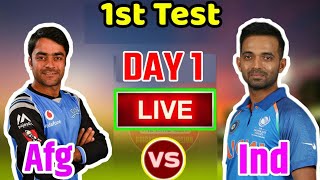 INDIA Vs AFGHANISTAN TEST DAY 1 | Live Streaming Match Video & Highlights | 14 JUNE  2018