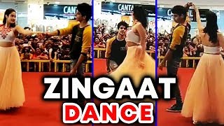 Janhvi And Ishaan's LIVE ZINGAAT DANCE During Dhadak Promotion In Pune