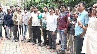 Uproar of public at GEB office for not exchanging faulty led bulbs