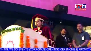 MP KAVITHA ATTENDS ST MARTIN'S ENGINEERING COLLEGE GRADUATION DAY EVENT AT MEDCHAL | Tv11 News