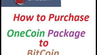 How to purchase OneCoin to BitCoin in Hindi/urdu by Dinesh Kumar
