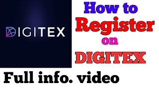 DIGITEX ICO How to Registration || DIGITEX में रजिस्टर कैसे करें?