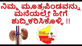 How to Cleanse Kidneys Naturally at home in Kannada | Kidney Stones | Kannada Sanjeevani