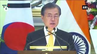 I & PM Modi agreed to promote cooperation for people, prosperity, peace: Moon Jae-in