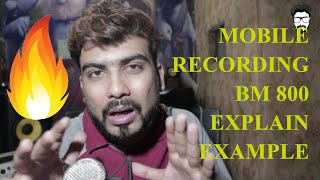 RAP RECORD ON MOBILE, Mic BM800 | Example | My Opinion | Experience | howtorap | GURU BHAI
