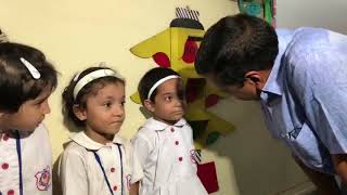Delhi CM Arvind Kejriwal Interacts with Children of Rabea School