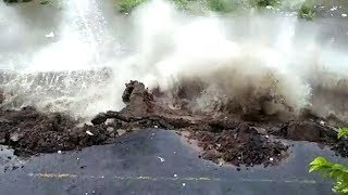 Society's wall collapsed in Surat due to heavy rain