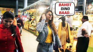 Daisy Shah RETURNS From Salman's Dabangg Tour USA, Spotted At Airport