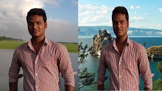 How to Change Photo Background in Photoshop - Photoshop Tutorial for Beginner 2017