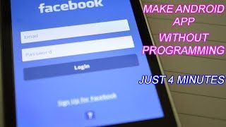 How To Make Android App for Facebook  Business Page Without Programming 2017