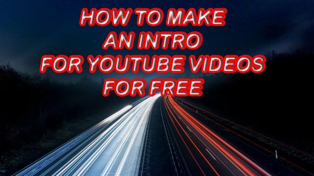 How to Make an Intro for YouTube Videos For FREE || Without Any Software in 2 Minutes