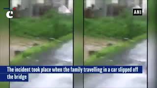 Mumbai Rains: Miraculous rescue of family using rope trapped in submerged car near Mumbai