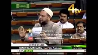 Asad Uddin Owaisi latest Speech at parliment
