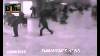Brussels Attacks CCTV FOOTAGE of Airport!!!!!
