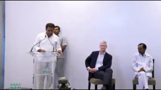 Apple CEO And IT KTR Speech About Groth