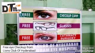 FREE EYE Checkup | By Lion Club Of Hyderabad