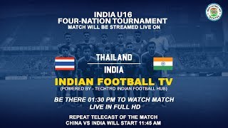 India U16  Thailand Tour