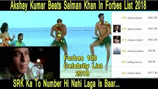 Akshay Kumar Beats Salman Khan In Forbes 2018 List I SRK Didn't Make It At All I Funny View