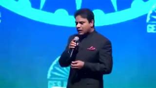 KT RAMA RAO | Amazing Speech  | IT Minister | Speech on GES 2017 |Hyderabad -DT News