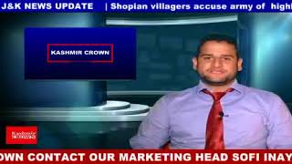 Kashmir Crown Presents Kashmir Aaj Video News Bulletin 18 April
