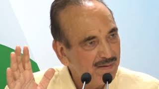 Highlights: AICC Press Briefing By Ghulam Nabi Azad at Congress HQ on Monsoon Session Of Parliament