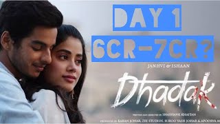 Dhadak Movie Prediction Day 1