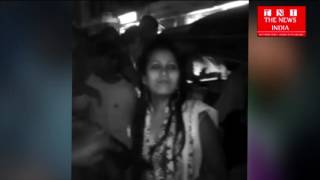 drunken woman creates a big drama at night in hyderabad