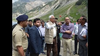 Governor reviews on-going Amarnath Yatra