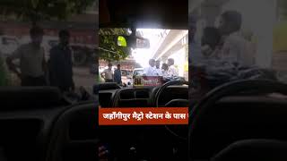 Dilli Trafic Police near Jahagirpuri Metro Station 23 July