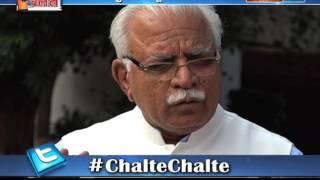 Special Interview with Haryana CM Manohar Lal Khattar in Chalte Chalte by Suresh Chavhanke