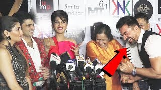 Ajaz Khan Hilarious Moment With Smita Gondkar, Sushant Shelar And Usha Nadkarni | BBM Success Party