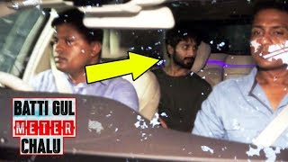 Shahid Kapoor Spotted At Batti Gul Meter Chalu DUBBING STUDIO