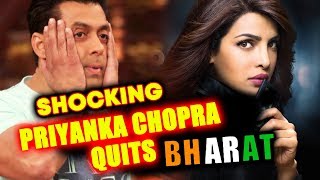 SHOCKING! Priyanka Chopra LEAVES Salman Khan's BHARAT | Ali Abbas Zafar TWEETS