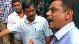 Delhi CM Arvind Kejriwal was shocked seeing the Cleanliness at Transit Circuit at Anand Parbat