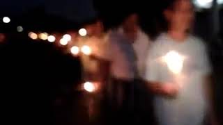 Candle light March in Protest against Killing of Elina Chakma in Diyun