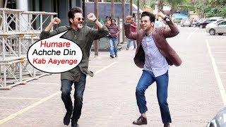 Anil Kapoor's MAD FANCE With Rajkumar Rao During Fanney Khan Promotions