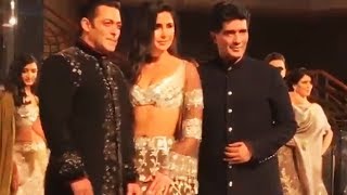 LIVE Salman Khan And Katrina Kaif RAMP WALK At Manish Malhotra Fashion Show 2018