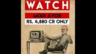 The Modi Govt. has spent a whopping Rs. 4,880 Crore on advertisements