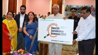 J&K Governor launches “Swachh Survekshan Grameen-2018”