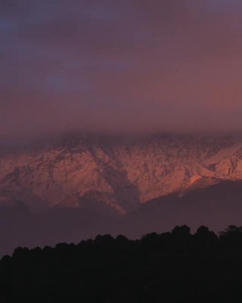 Dharamshala . Dhauladhar Range
