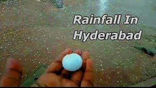 Snowy Rainfall In Hyderabad In Summer | Hyderabad Cools Down | @ SACH NEWS |