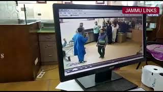 CCTV Footage: Terrorists loot bank, snatch rifle from security guard in Kashmir