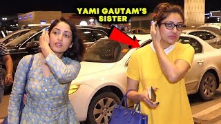 Yami Gautam With Sister Surilie Spotted At Airport, Travelling To Hong Kong