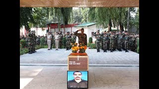 Army pays tributes to soldier martyred in Baramulla encounter