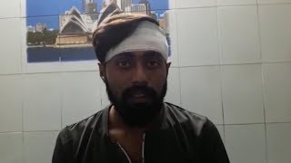 Attack on yuva morcha prasident of BJP in Surat