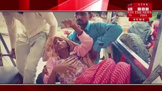 In Shamli, women on the roof of the house were seriously injured by the HT line