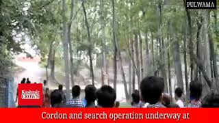 Cordon and search operation underway at Shagarpora in Pulwama0p