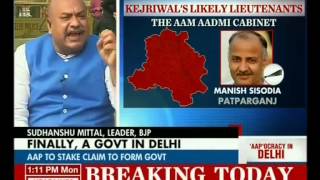 Finally, A Govt. in Delhi: Arvind Kejriwal to Be CM (HEADLINE TODAY 23-12-13)