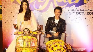 Aayush And Warina POSES On Loveratri Scooter | Loveratri Trailer Launch
